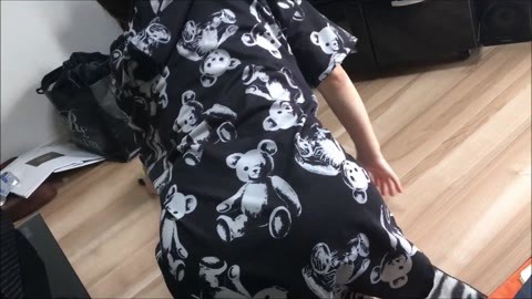 可愛い子の水色下着