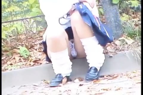 激ミニJKパンチラ露出②