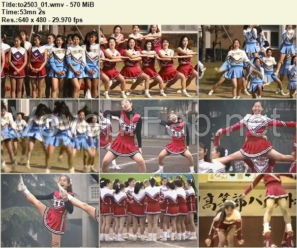 Cheerleaders Candid to2503_01