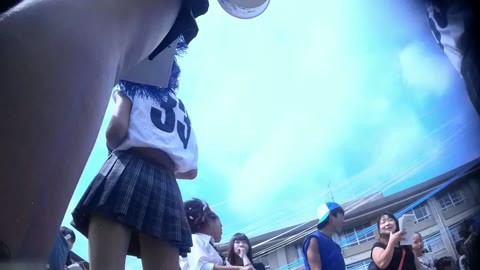 制服JKパンチラ逆さ撮り 文化祭編 No.47