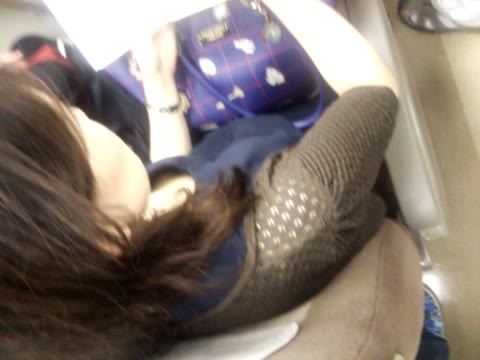 電車で清楚なお姉さん2
